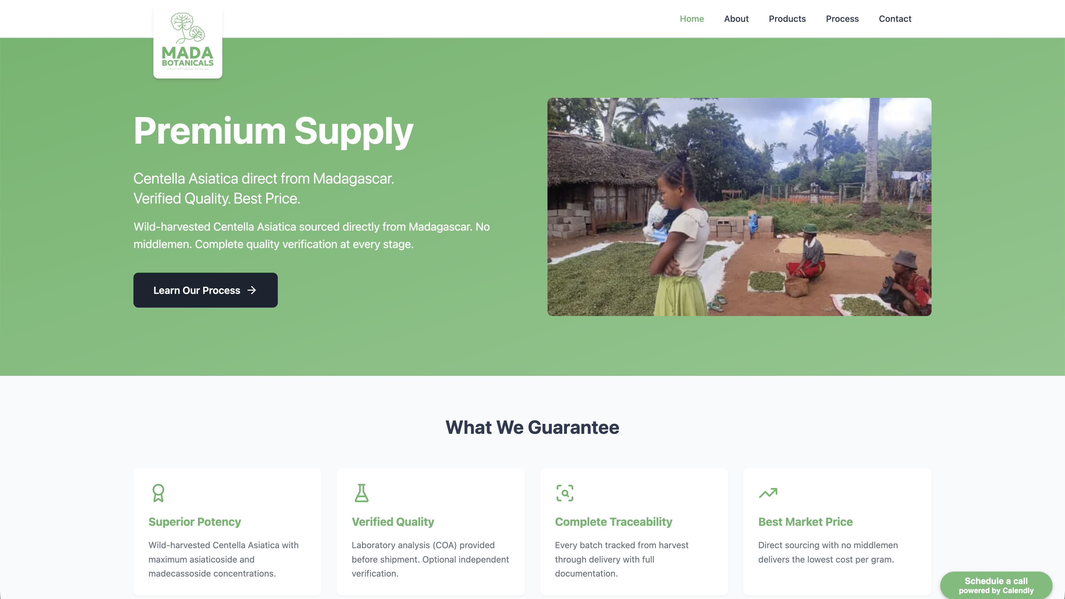 Mada Botanicals - Site vitrine